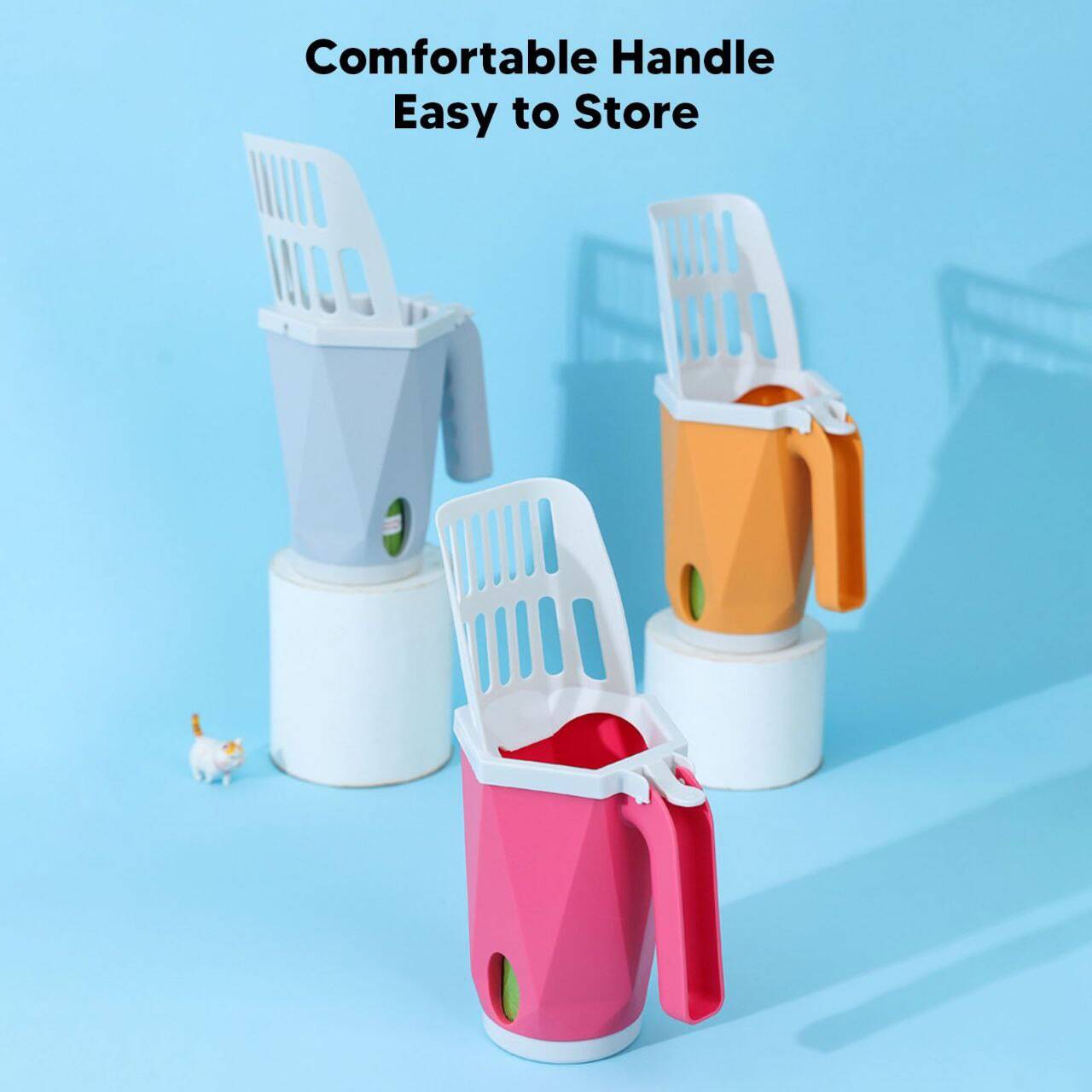 بیلچه همه کاره فضولات همراه با کیسه